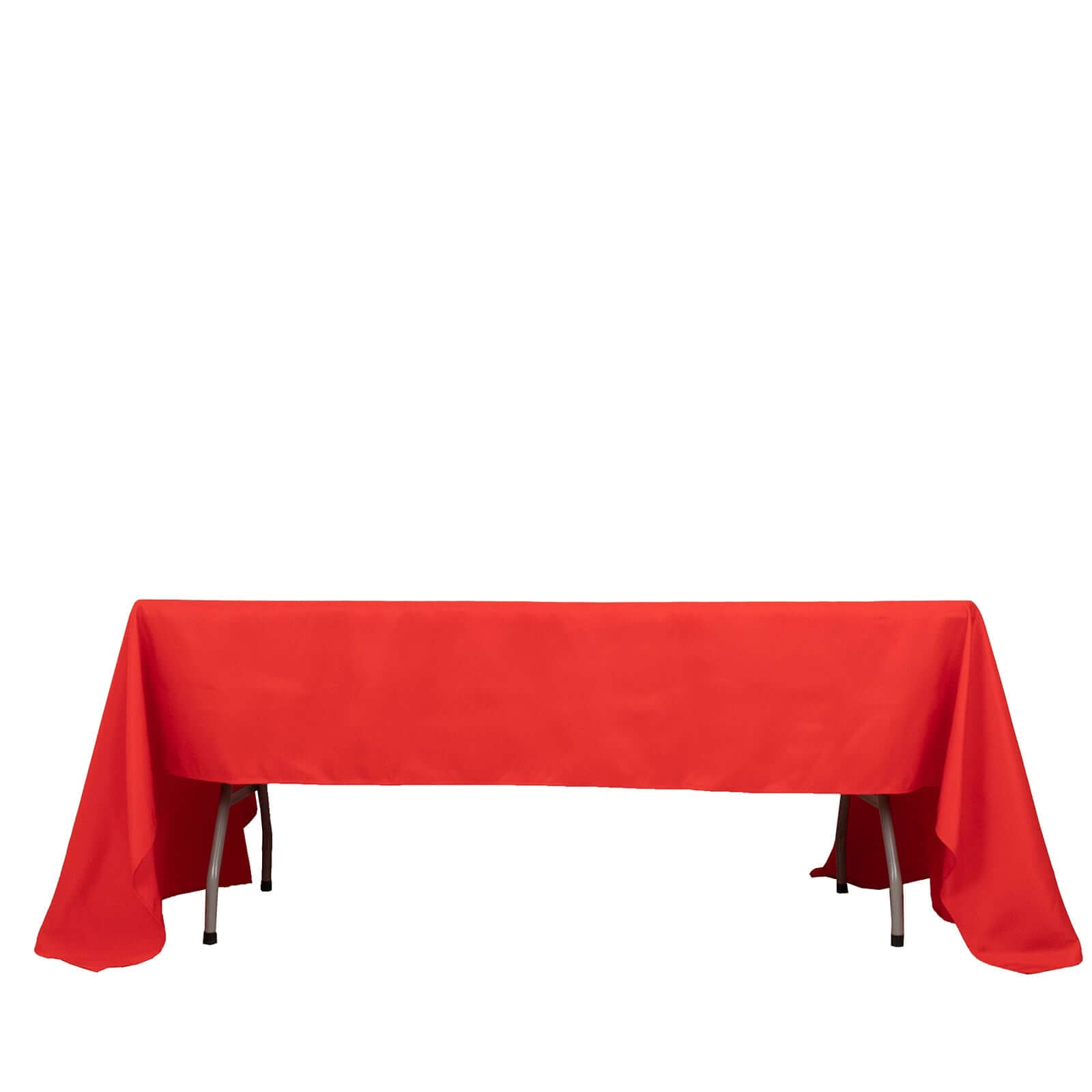 Hot Deal! Red 60x126 Rectangle Premium Polyester Stain-Resistant 220GSM Tablecloth